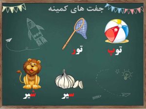 جفت های کمینه و کلمات شبیه به هم