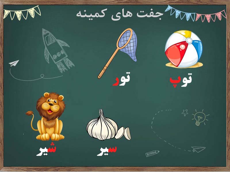 جفت های کمینه و کلمات شبیه به هم